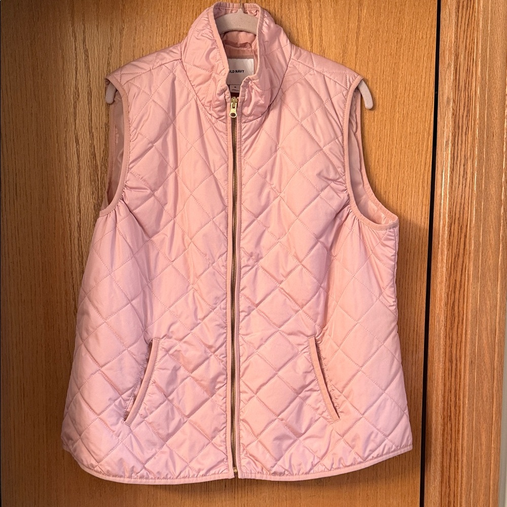Old Navy Pink Quilted Vest